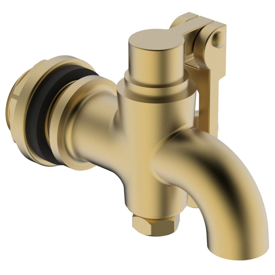 Cobra Tank Locking Cock 3/4MI Rough Brass