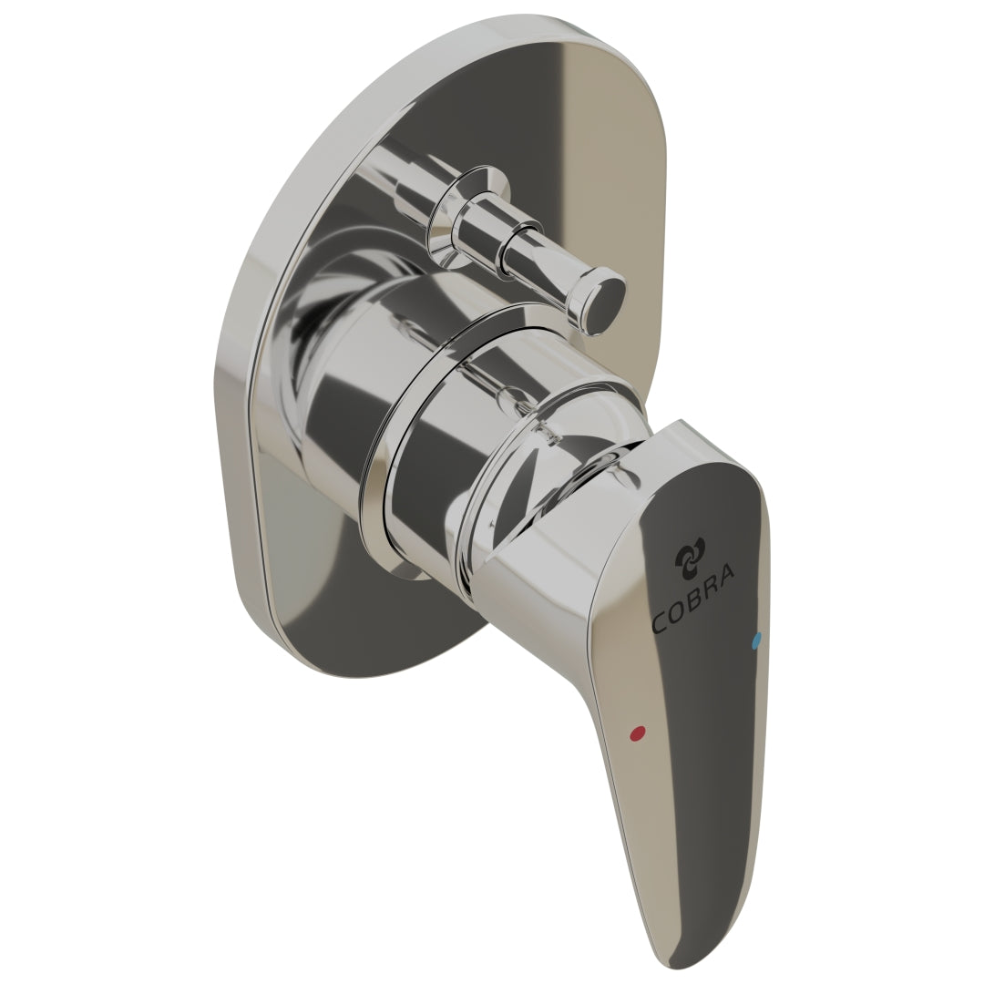 Cobra Recess Bath/Shower Concealed Diverter Mixer Chrome