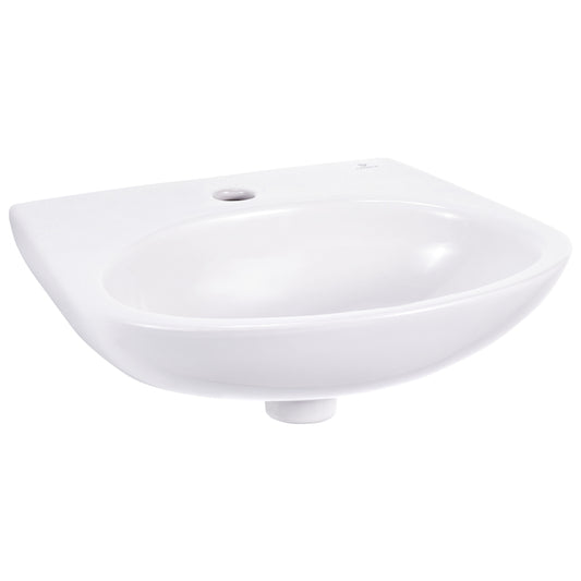 Cobra Welcome Wall Hung Medium Basin 1 Taphole White