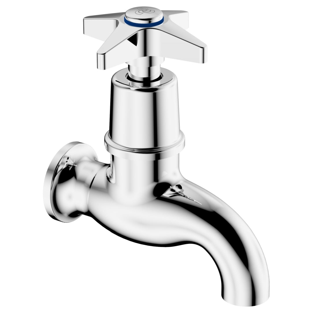 Cobra Star Light Pattern Bibtap Plain 3/4 Male Chrome