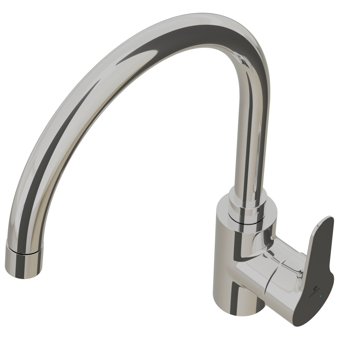 Cobra Breathe Sink Mixer Pillar Type C-Spout Chrome