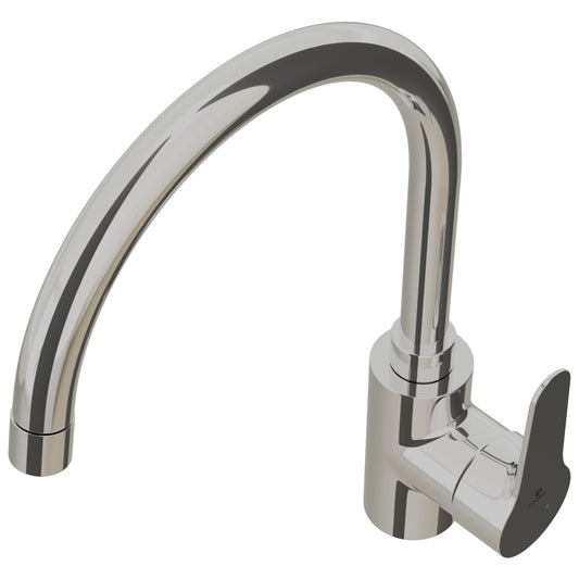 Cobra Breathe Sink Mixer Pillar Type C-Spout Chrome