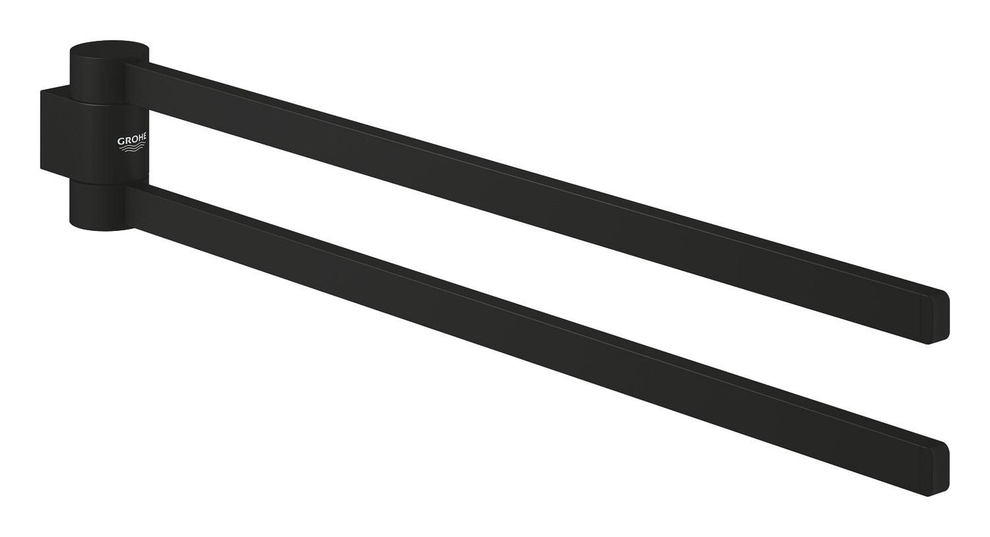 Grohe Selection Double Towel Bar Phantom Black