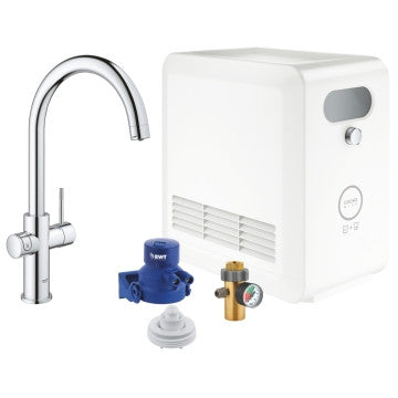 GROHE Blue Professional C-spout kit chrome