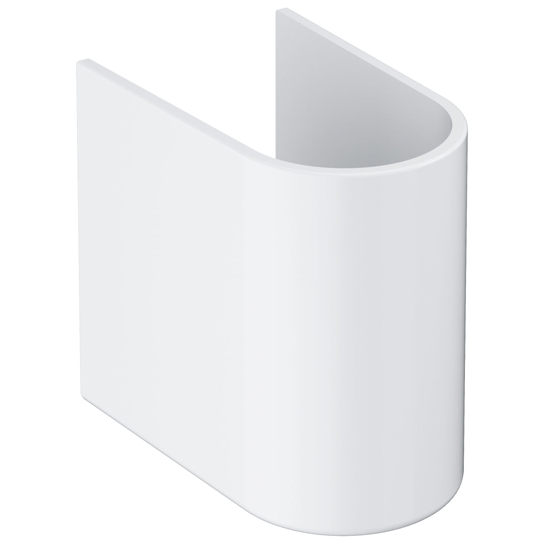 Grohe Euro Ceramic Semi pedestal for wash basin alpine white