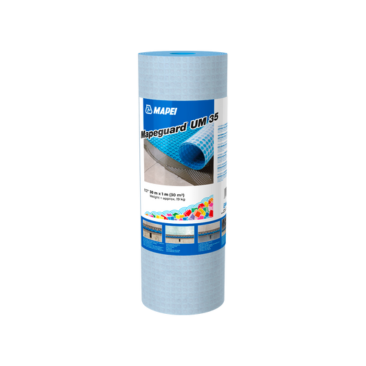 Mapeguard UM 35 1X 30mm roll 30 m² (External
and wet areas)