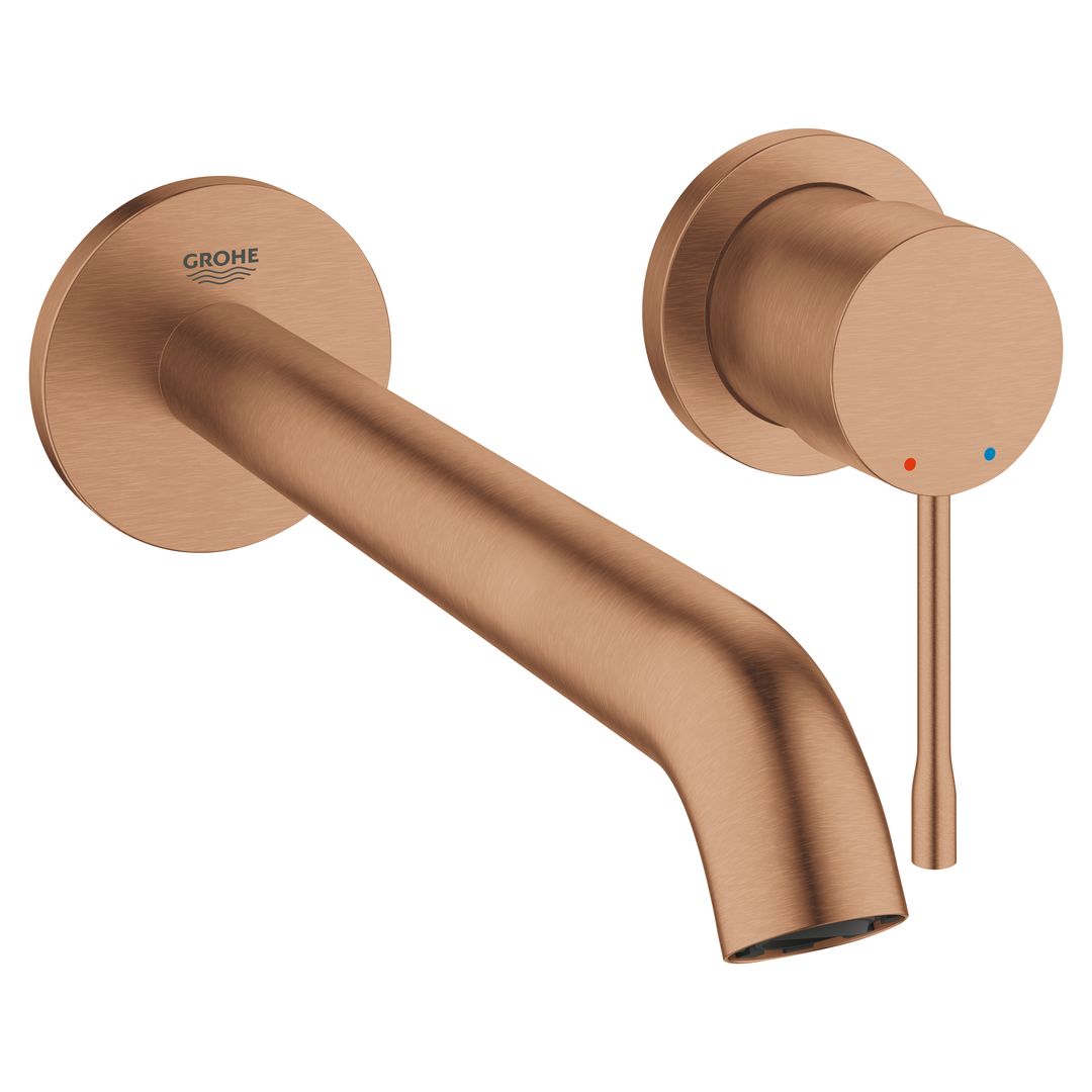 Grohe Essence Two-Hole Basin Mixer L-Size Brushed Warm Sunset