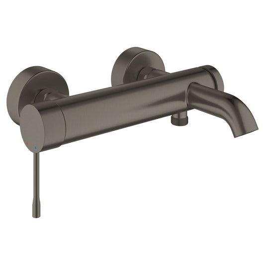 Grohe Essence Single-lever bath/shower mixer 1/2" brushed hard graphite