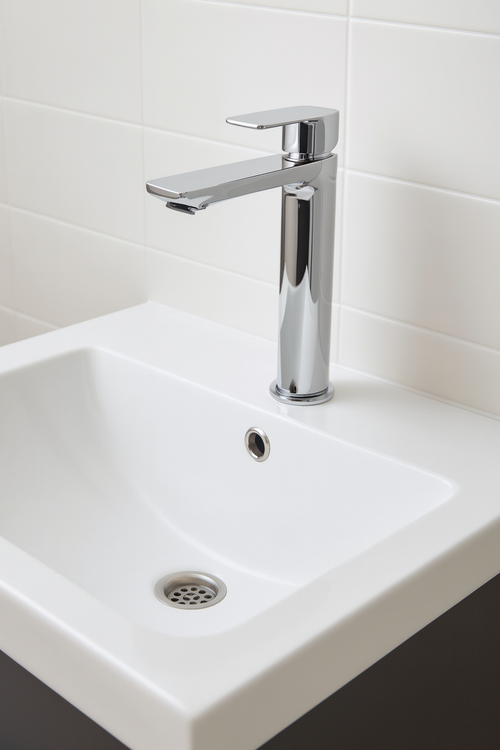 High basin mixer