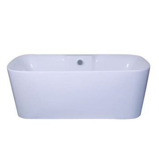 Cobra Flow Supreme 1724x800x625 Freestanding One Piece Bath White