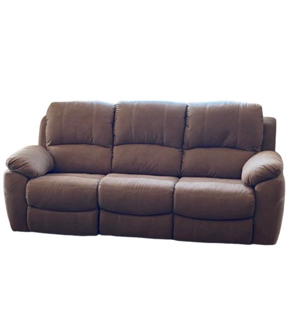 HOUSTON 3 Piece 3 Motion Lounge Suite, Colour Cinnamon and Spice