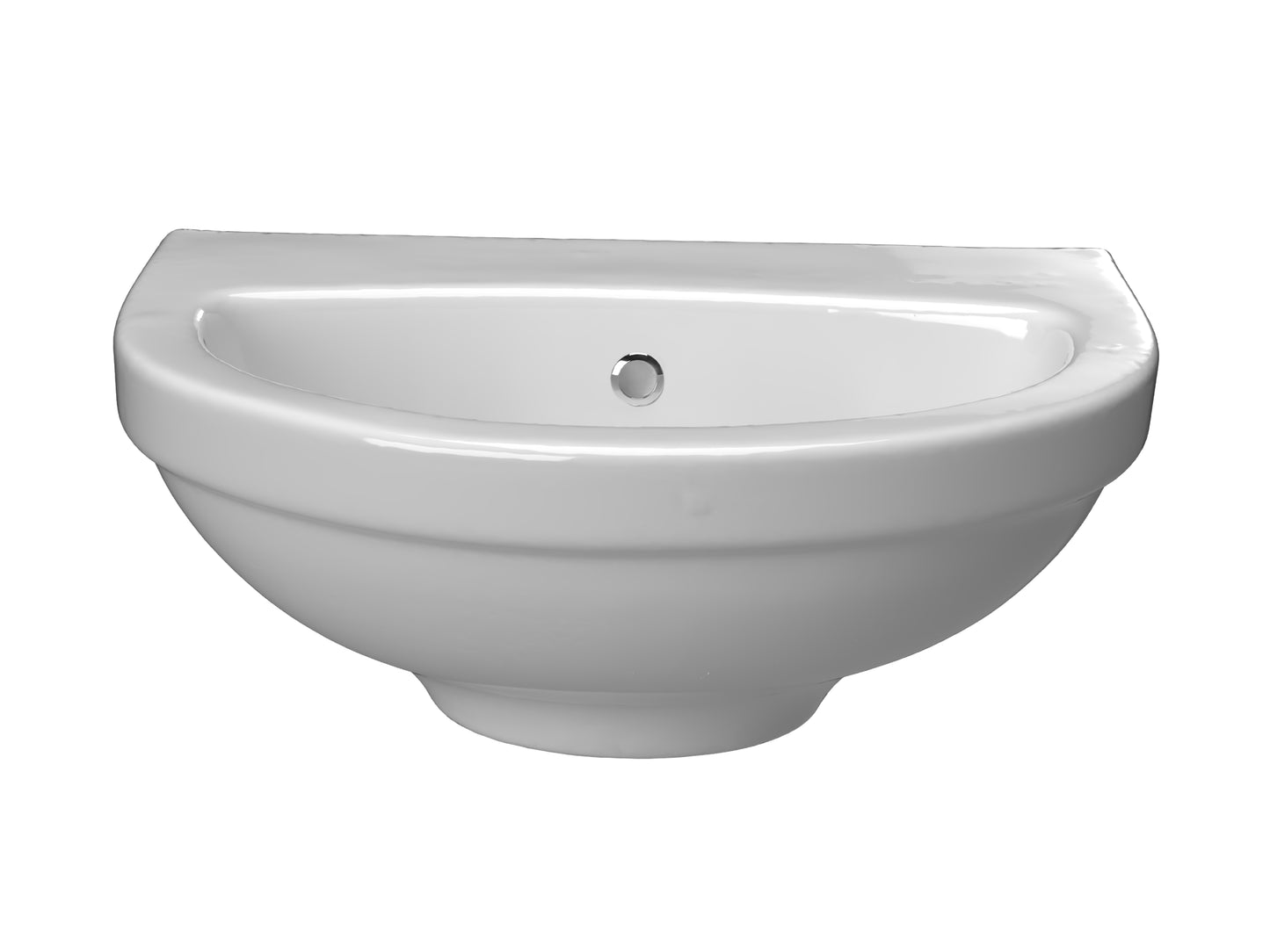 Vaal Daisy Wall Hung 3 Taphole Basin White