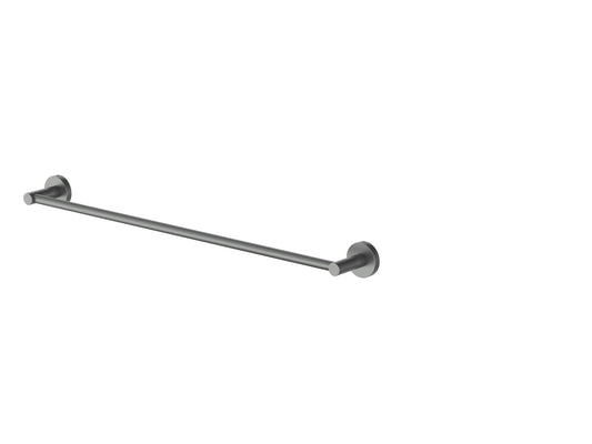 Cobra Seine Single Towel Rail Brushed Gun Grey