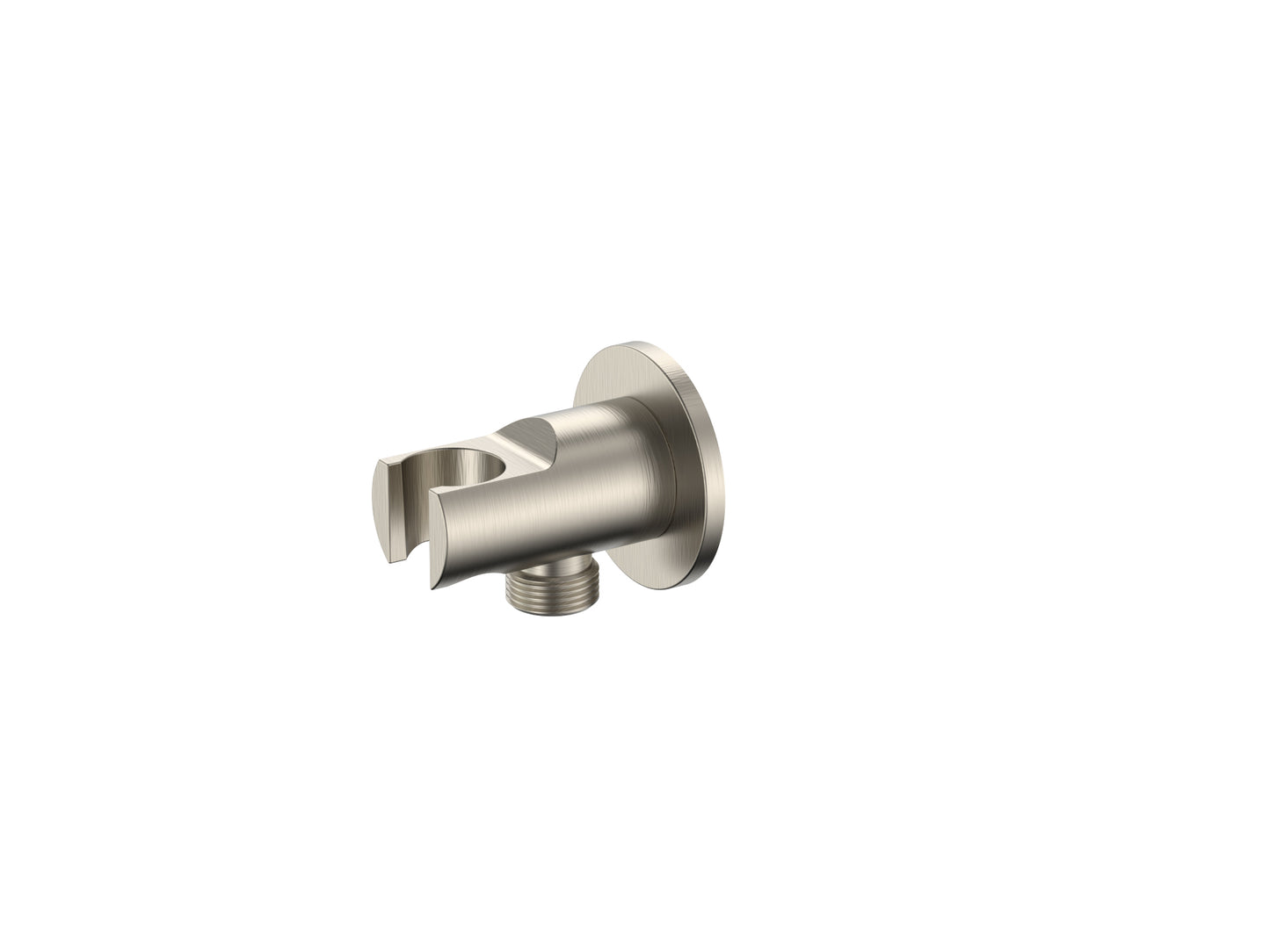 Cobra Seine Round Shower Outlet & Holder 64mm Brushed Nickel