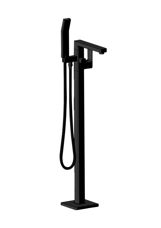 Cobra Arrive Bath Mixer Freestanding With 1500mm Hose and Handshower Matte Black