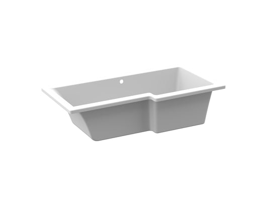 Cobra Elegancia 1700x850x450 Right Hand Built In Shower Bath White