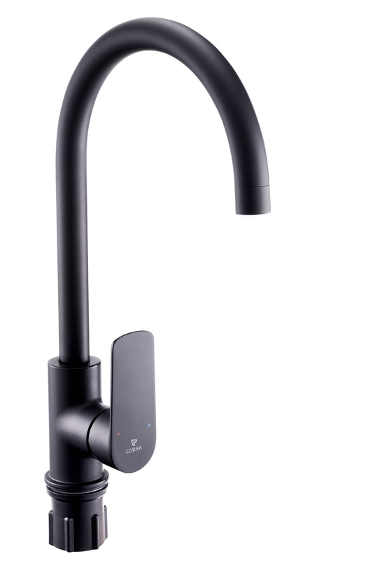 Cobra Seine Sink Mixer Pillar Type Matte Black