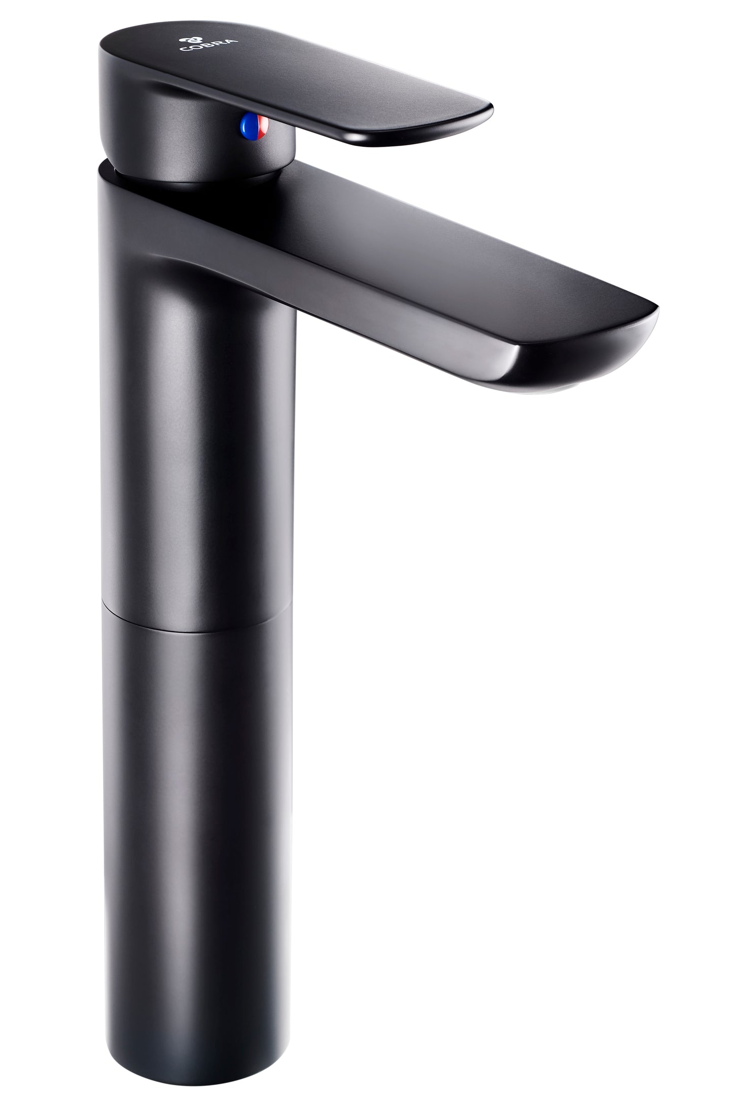 Cobra Seine Basin Mixer Raised Flow Rate Restricted to 7.0 l/min Matte Black