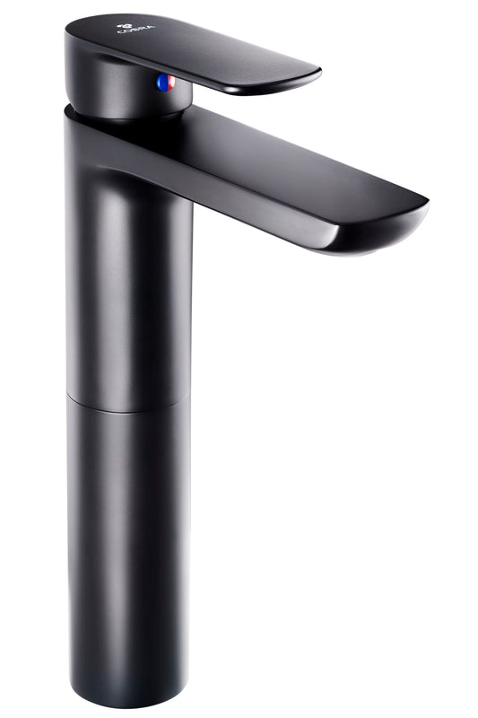 Cobra Seine Basin Mixer Raised Flow Rate Restricted to 7.0 l/min Matte Black