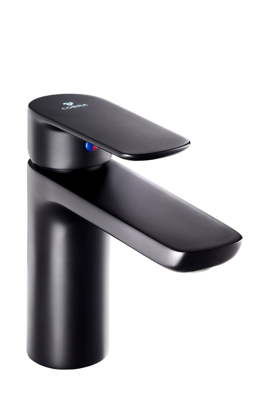 Cobra Seine Basin Mixer Flow Rate Restricted to 7.0 l/min Matte Black