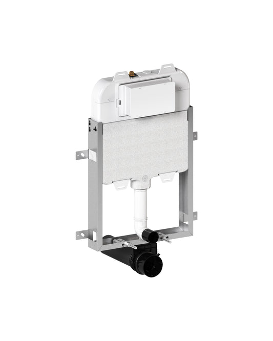 Cobra Flushing Cistern Concealed-Wall Hung+Straight Connector