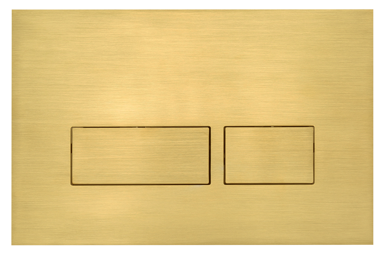 Cobra Actuator Plate For Concealed Cistern Rectangular Brushed Gold