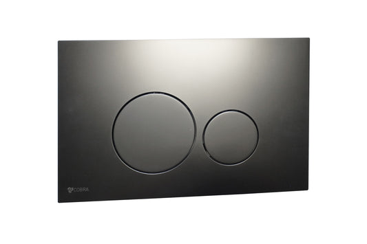 Cobra Actuator Plate For Concealed Cistern Round Matte Black
