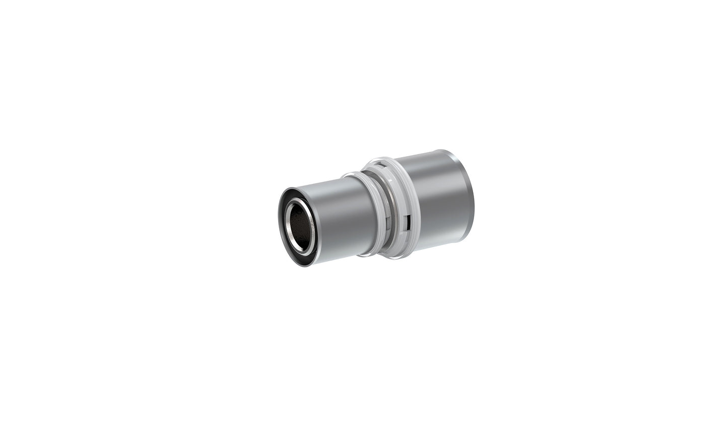 Cobra Crimp Coupler Straight Unequal 25X20 Triple O-Ring