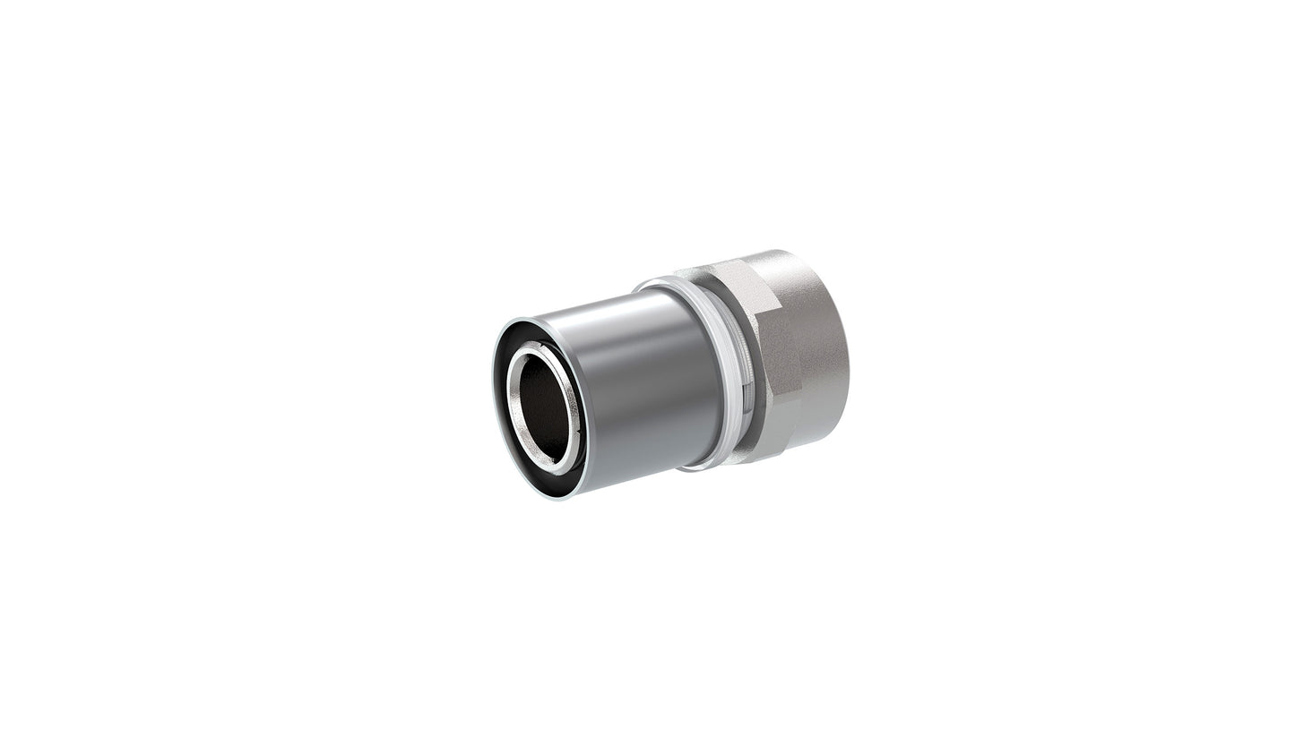Cobra Crimp Coupler Female Straight 16X1/2 Triple O-Ring