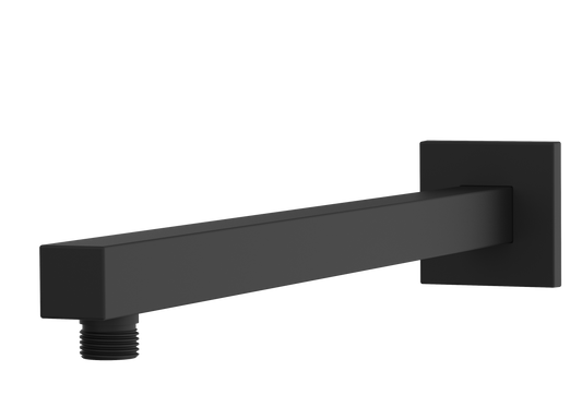Cobra Arrive Shower Arm Square 400mm Matte Black