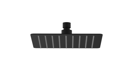 Cobra Arrive Shower Head 1 Spray Square 200 Matte Black