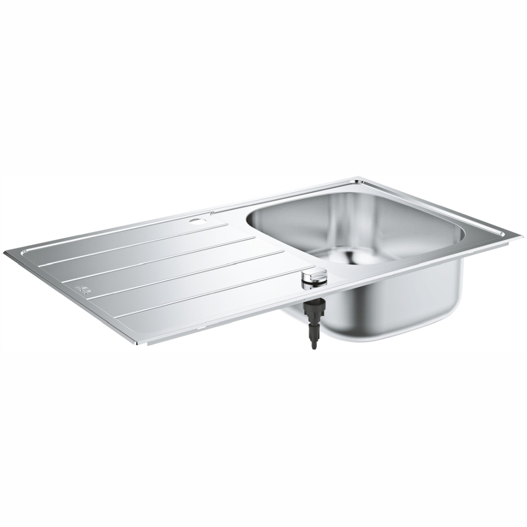 Grohe K200 Stainless steel sink with drainer stainless steel
