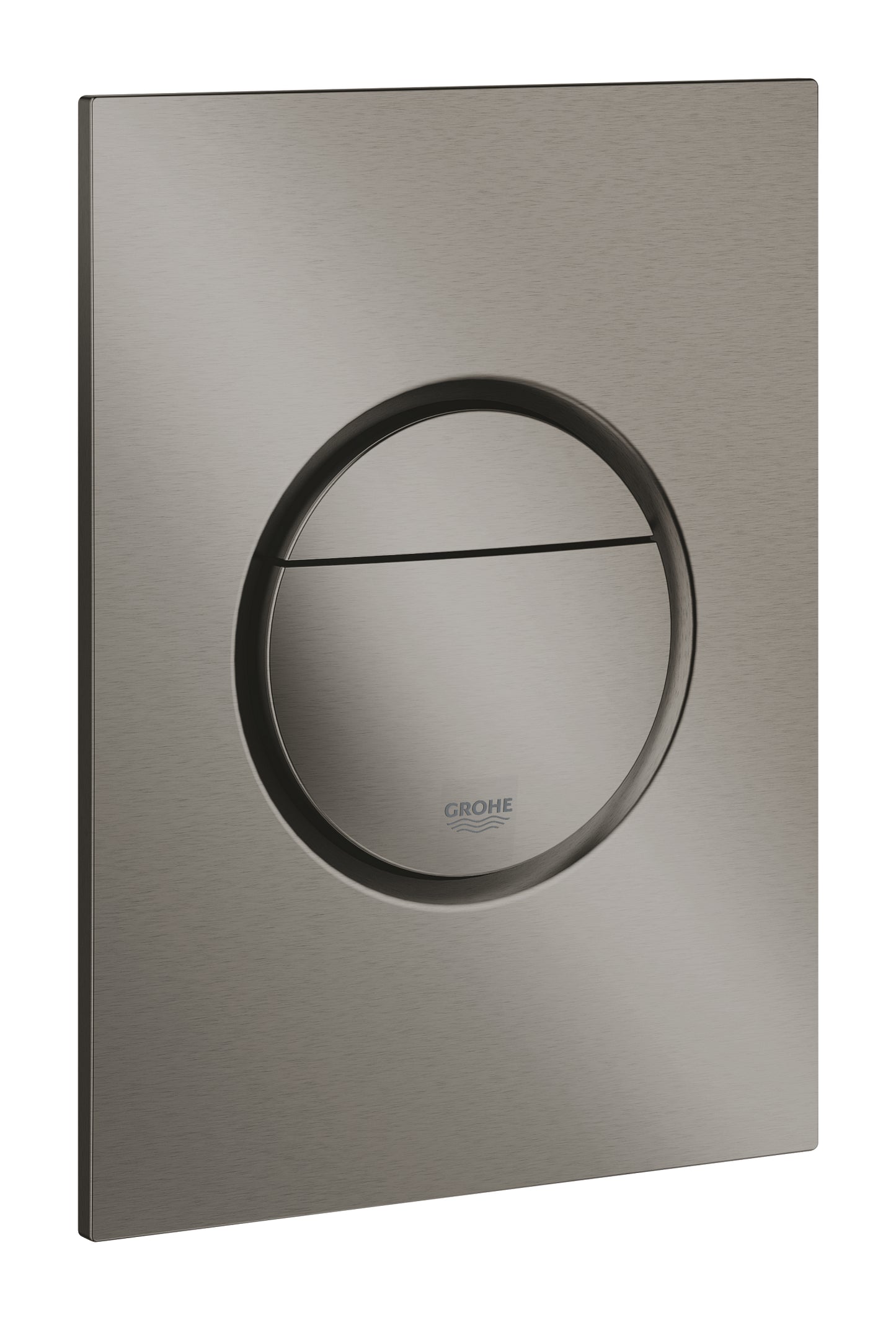 LAUNCHING MARCH 2026 Grohe Nova Cosmopolitan S Flush Plate Brushed Hard Graphite