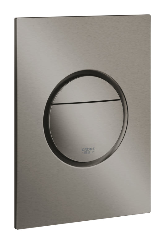 LAUNCHING MARCH 2026 Grohe Nova Cosmopolitan S Flush Plate Brushed Hard Graphite