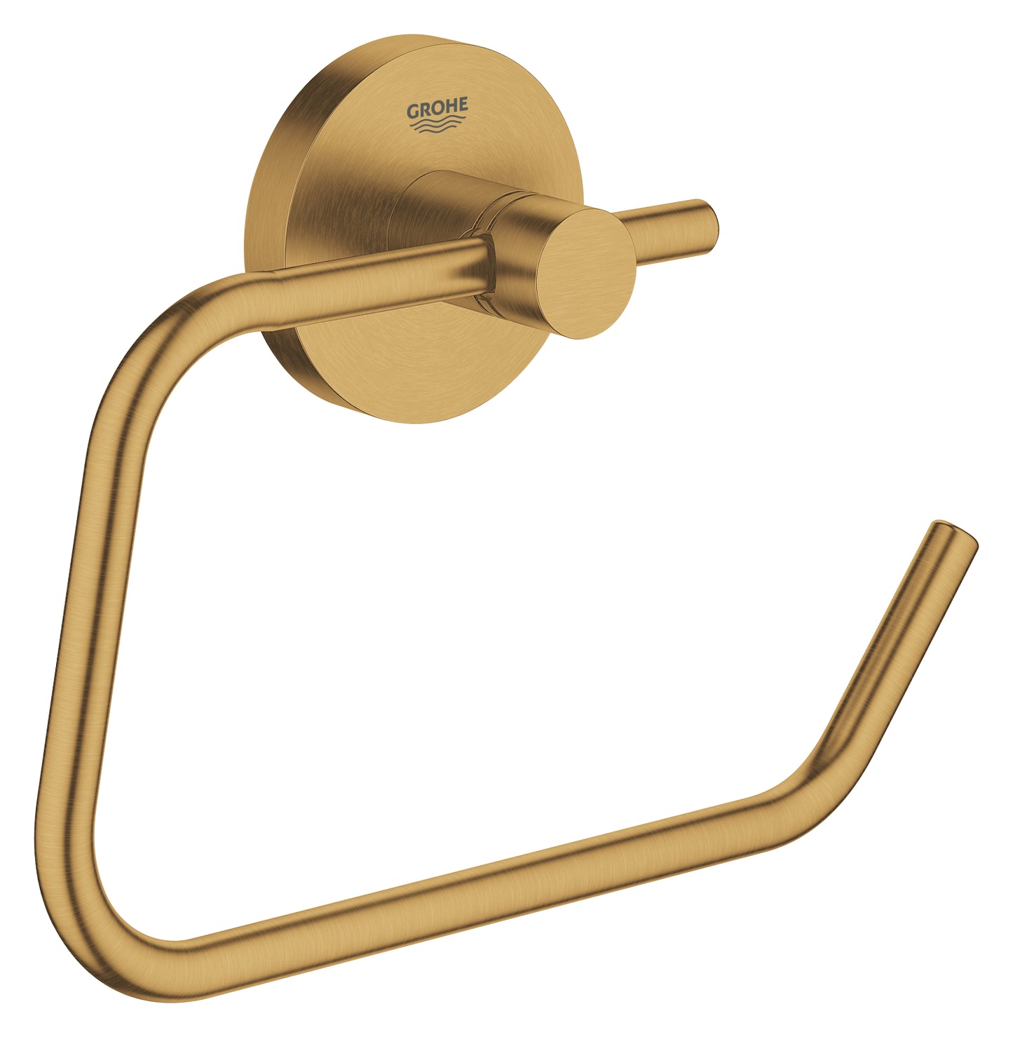 LAUNCHING MARCH 2026 Grohe Essentials Toilet Roll Holder Brushed Cool Sunrise