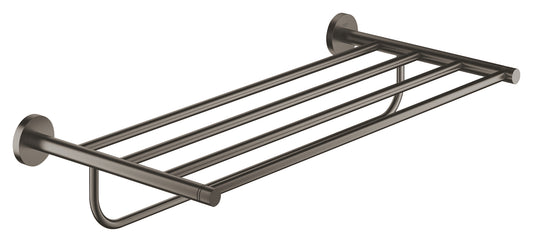 LAUNCHING MARCH 2026 Grohe Essentials Multi Bath Towel Rack Brushed Hard Graphite