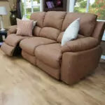 HOUSTON 3 Piece 3 Motion Lounge Suite, Colour Cinnamon and Spice