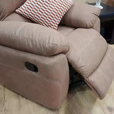 HOUSTON 3 Piece 3 Motion Lounge Suite, Colour Cinnamon and Spice