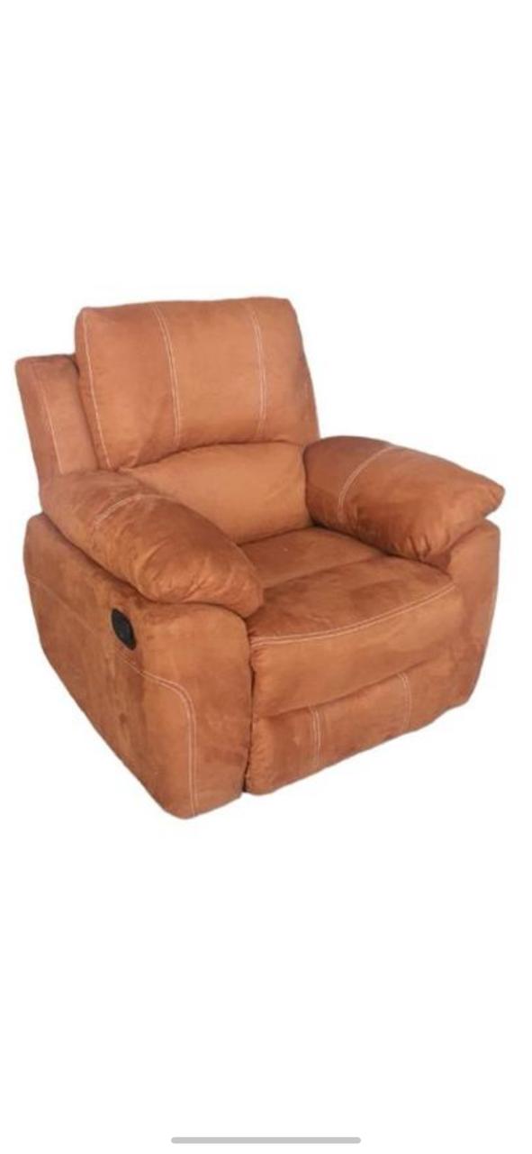 HOUSTON 3 Piece 3 Motion Lounge Suite, Colour Cinnamon and Spice