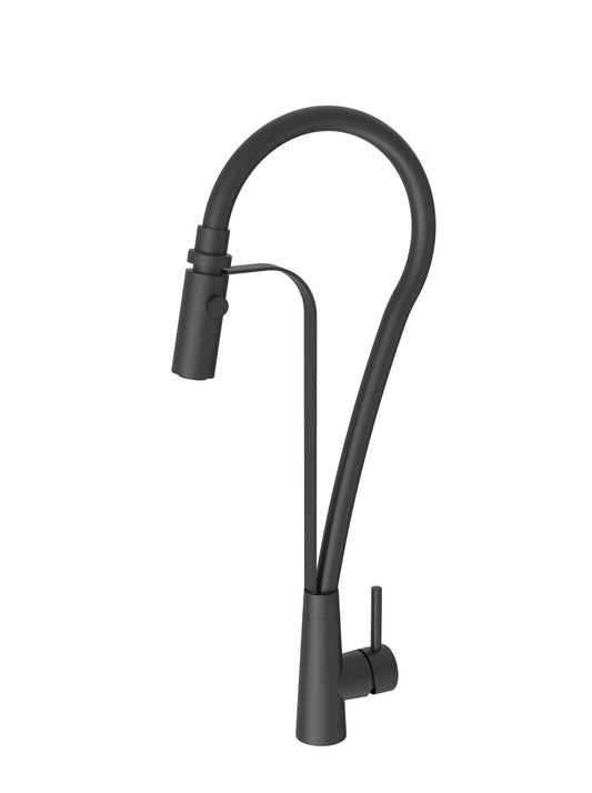Cobra Indulge Sink Mixer Pillar Type Pull-Down Matte Black