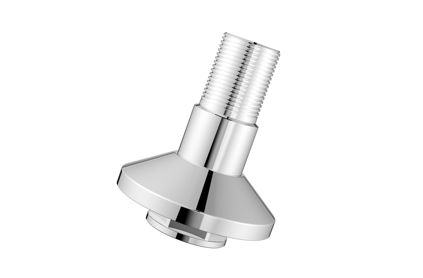 Cobra Extention Piece And Wall Flange 60mmx15mm Chrome