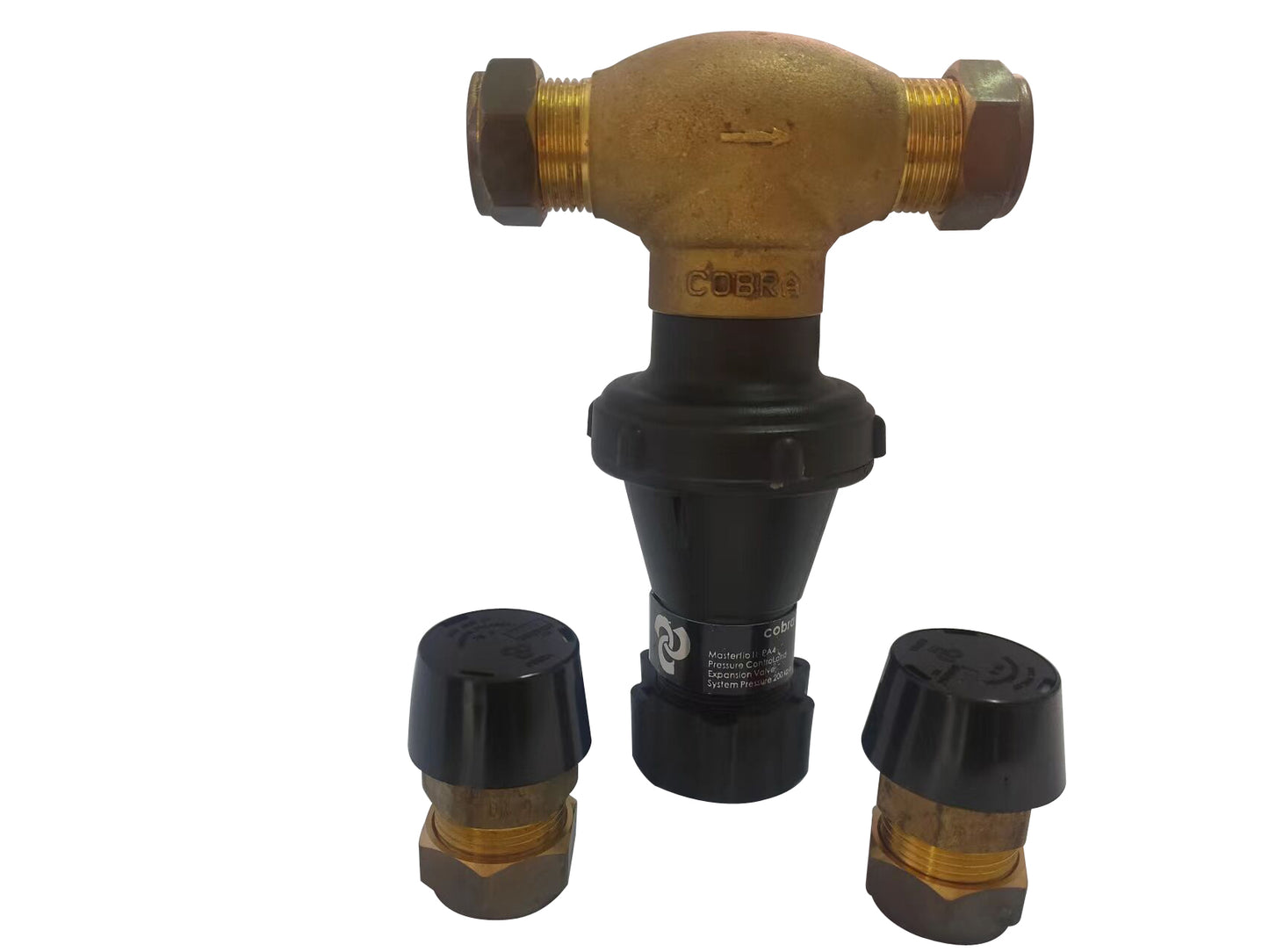 Cobra MF11 Pressure Control Valve 200kPa 22mm CXC Rough Brass