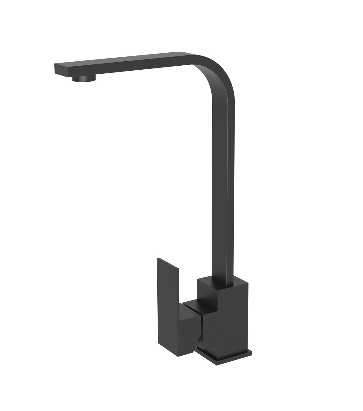 Cobra Relish Sink Mixer Pillar Type Swivel High Spout Square Matte Black