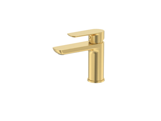 Cobra Seine Basin Mixer Flow Rate Restricted to 7.0 l/min Brushed Gold
