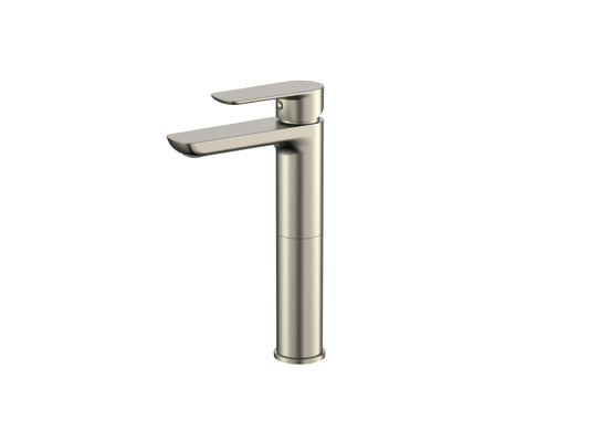 Cobra Seine Basin Mixer Raised Flow Rate Restricted to 7.0 l/min Brushed Nickel