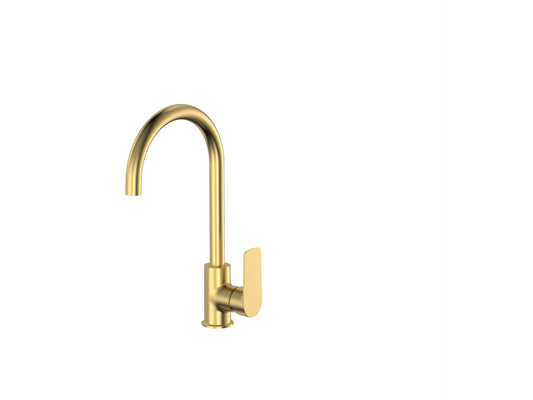 Cobra Seine Sink Mixer Pillar Type Brushed Gold