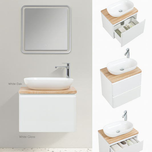 Lazio 600 Double Drawer / Single Drawer