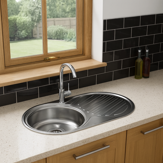 roca-duo-stainless-steel right drainer