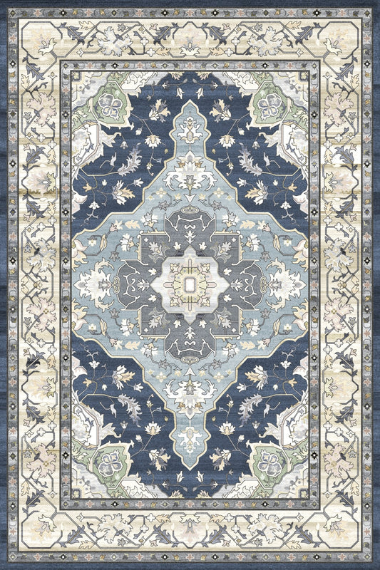Wonder Rug Vintage Turquoise Heritage