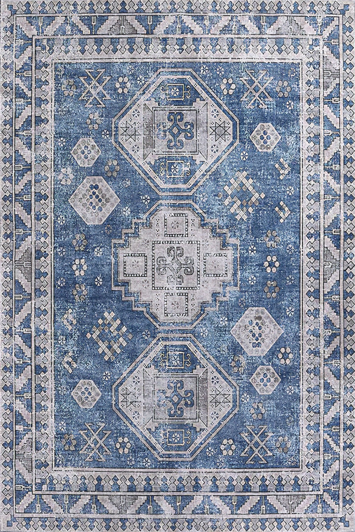Wonder Rug Vintage Royal Indigo